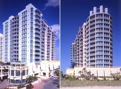 The 1500 Ocean Condominium on the ocean in South Beach