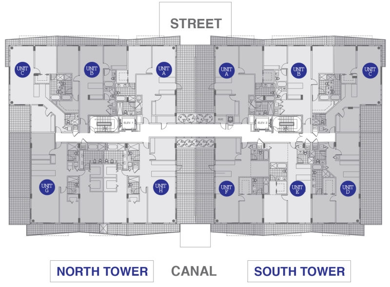 Kai at Bay Harbor 3rd Floor layout