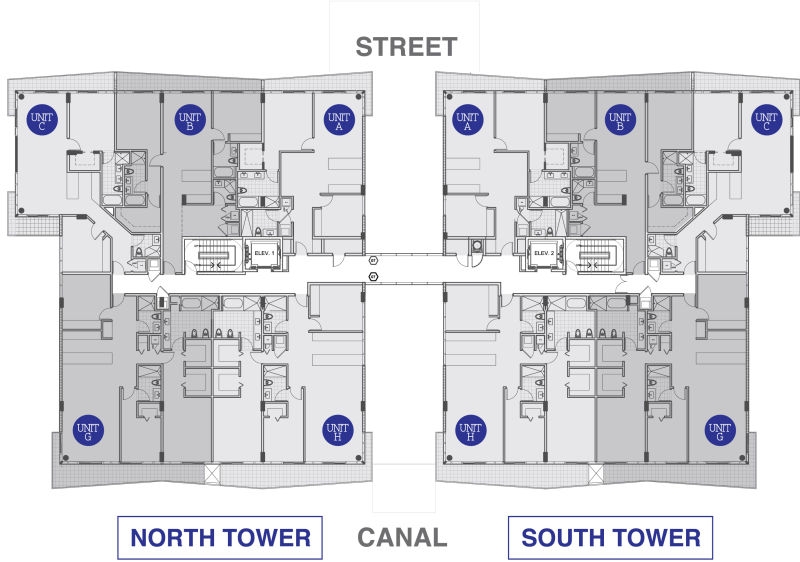 Kai at Bay Harbor condominium 7th floor floorplan layout